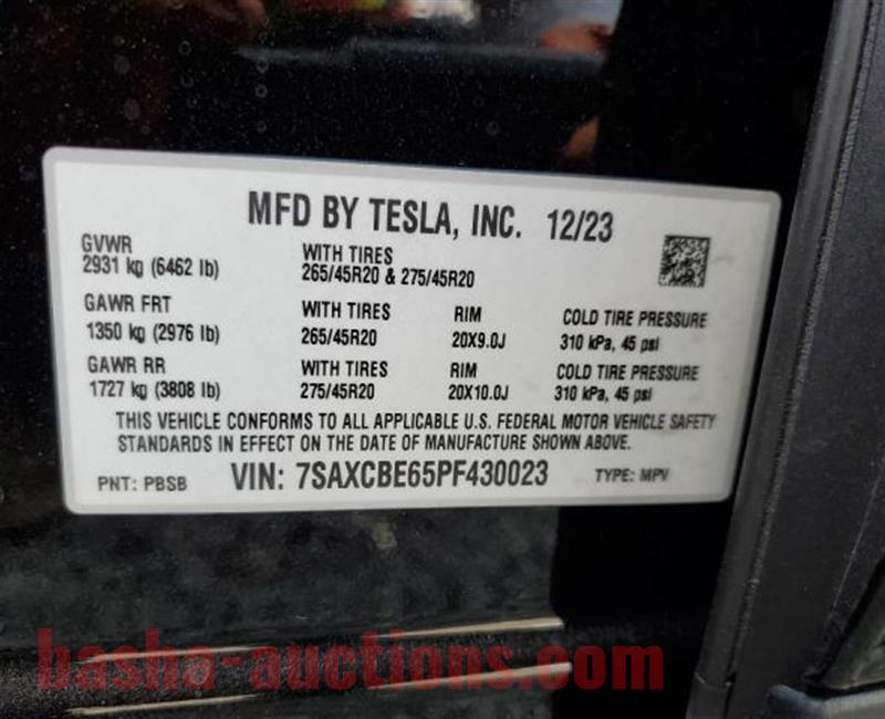 2023 TESLA MODEL X